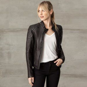 Aether Apparel - Women’s Black Leather Jacket (size 2)